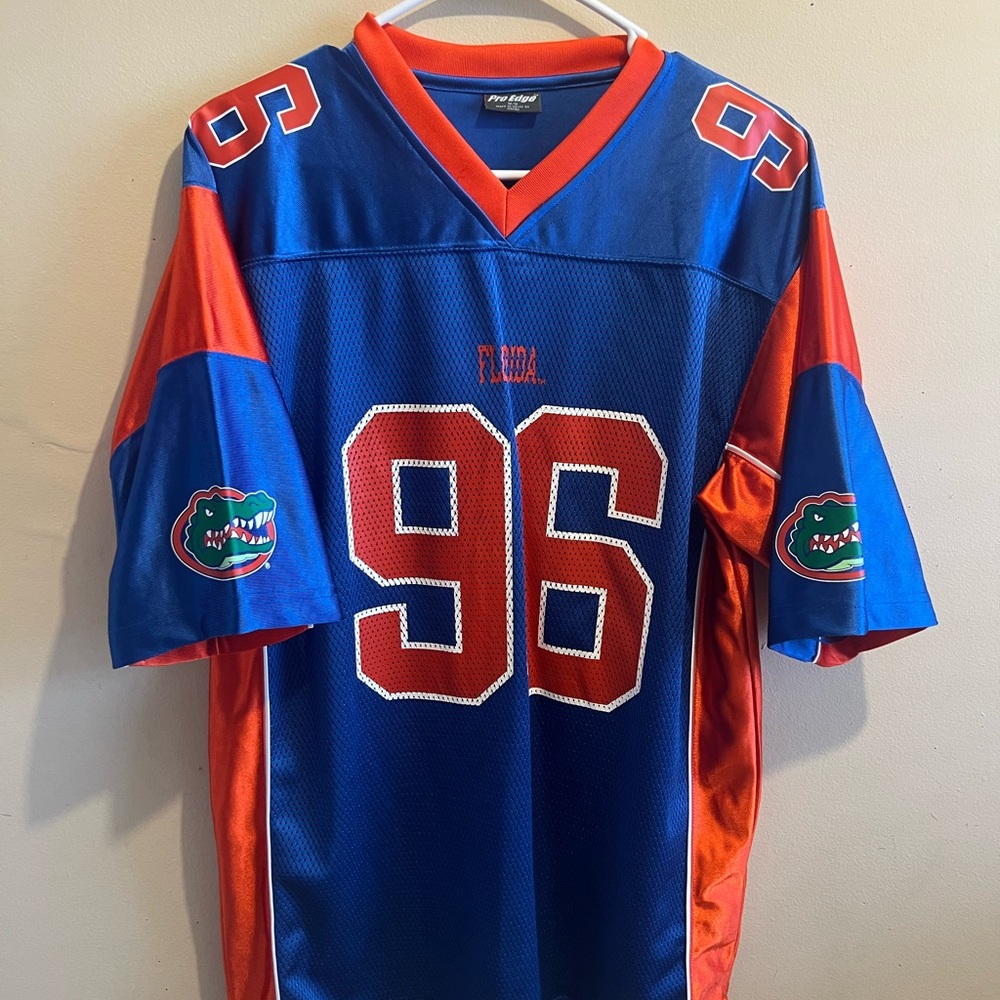 Pro Edge Blue and Orange Men's Jersey